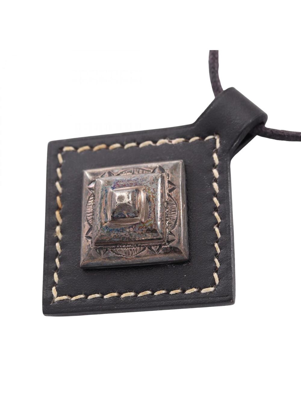 Hermes Touareg Necklace Pendant Leather #329151H35B